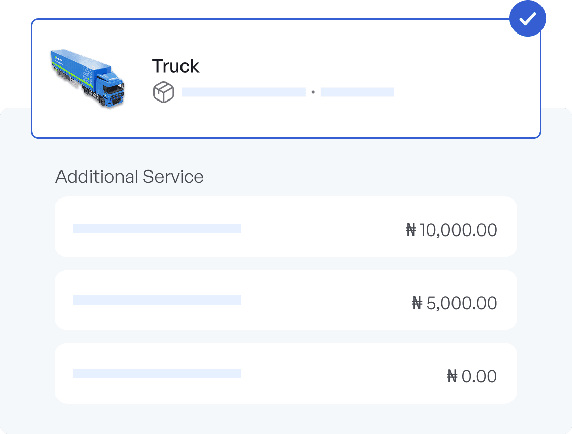 Faramove Truck UI Style Frame